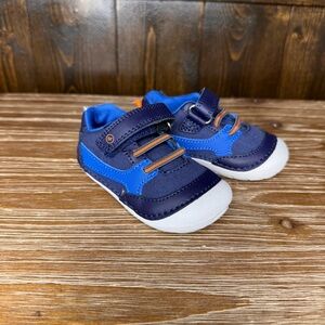 Boy’s Infant Stride Rite Soft Motion Kylin Sneaker Blue Orange 4M